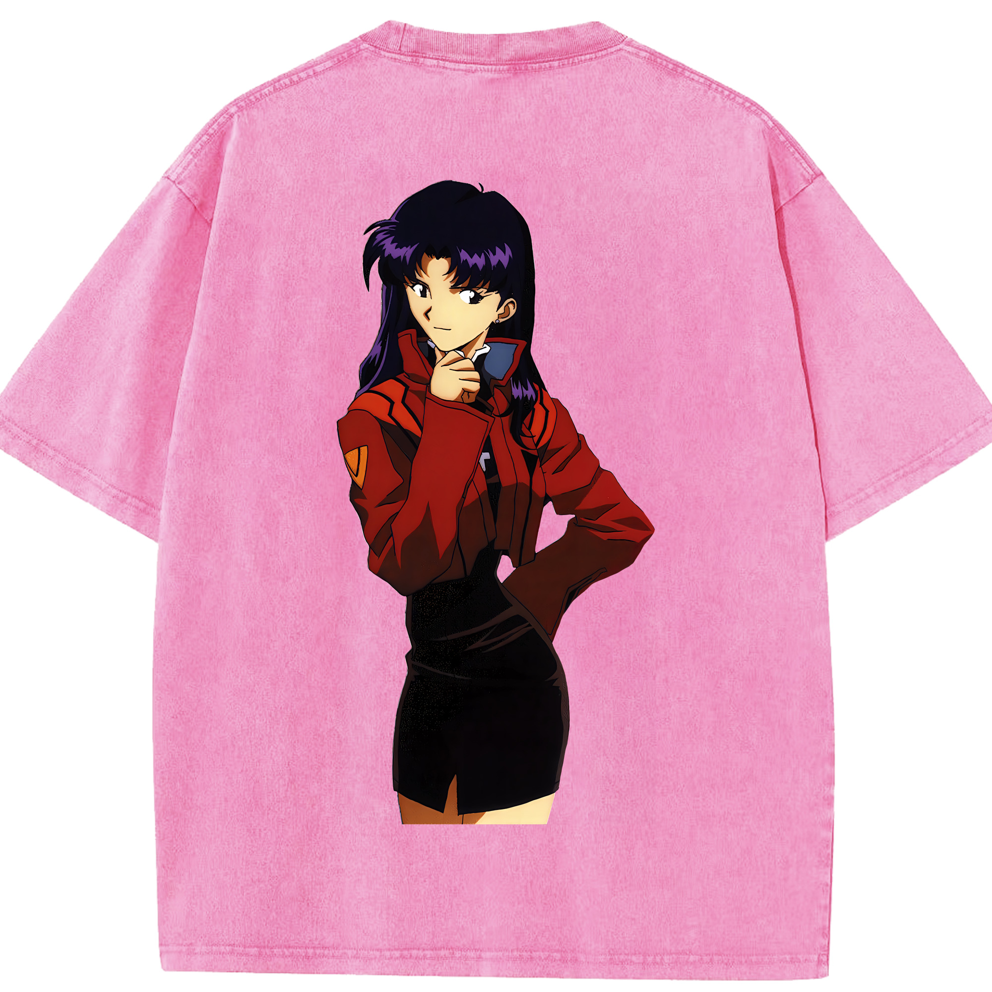 （画像用） EVA 新世紀エヴァンゲリオン 綿100% ヴィンテージ風 半袖Tシャツ（背面プリント）